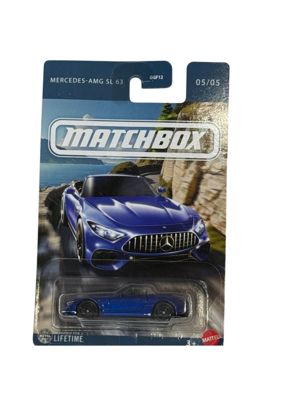 Matchbox Mercedes AMG SL 63 Convertible Blue Diecast New on Card